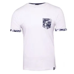 Tee shirt melzac manches à revers imprimé tropical Homme BLAGGIO