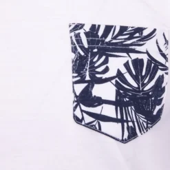 Tee shirt melzac manches à revers imprimé tropical Homme BLAGGIO