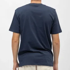 Tee shirt navy coton avec grand logo Homme ELLESSE