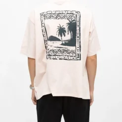 Tee shirt oversize col rond imprimé carte postale Homme LEVI'S