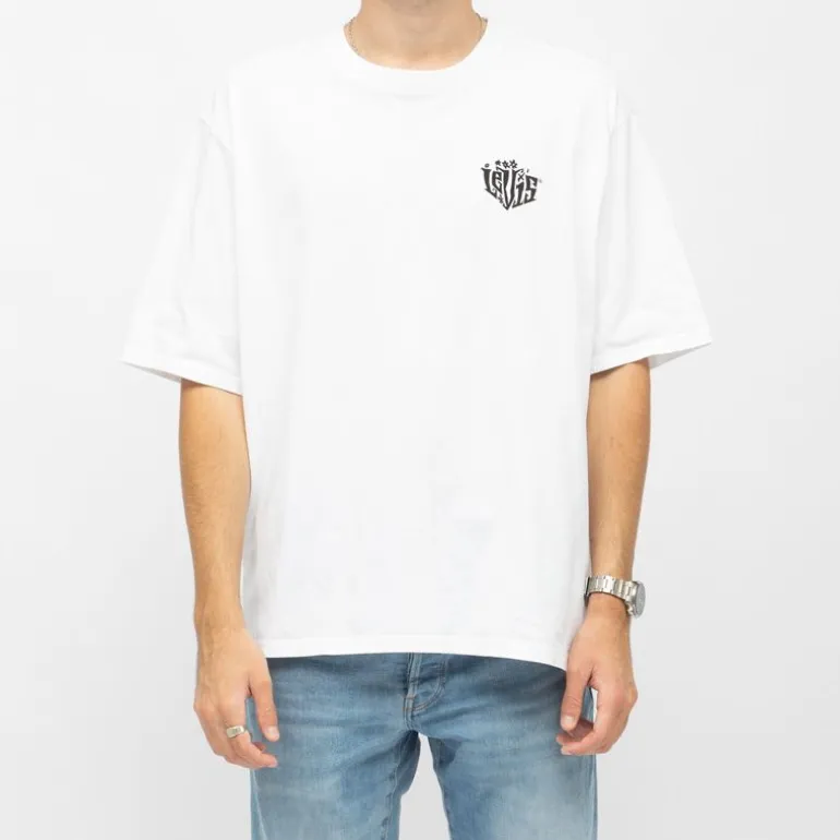 Tee shirt oversize col rond imprimé carte postale Homme LEVI'S