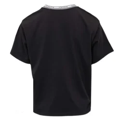 Tee shirt oversize noir col blanc Femme LEVI'S