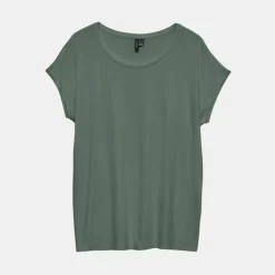 Tee shirt regular fluide fosia col rond Femme VERO MODA