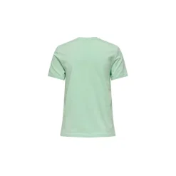 Tee shirt Texi coton couleur vert d'eau Femme ONLY