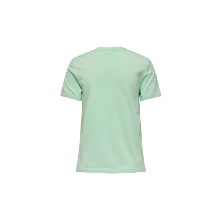 Tee shirt Texi coton couleur vert d'eau Femme ONLY