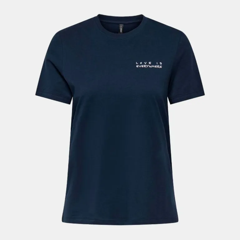 Tee shirt Texi coton Love is everything Femme ONLY