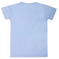 Tee shirt tissu chiné imprimé logo blason Enfant LOTTO