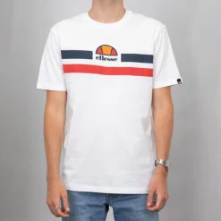 Tee shirt uni avec double bande manches courtes Homme ELLESSE