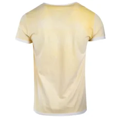 Tee shirt uni délavé col V Homme BLAGGIO