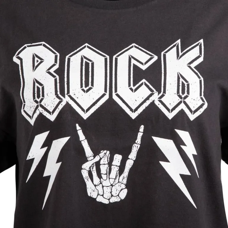 Tee shirt uni imprimé Rock Femme DEELUXE 74