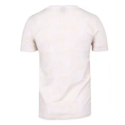 Tee shirt uni menson-b avec imprimé feuilles Homme BLAGGIO