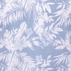 Tee shirt uni menson-b avec imprimé feuilles Homme BLAGGIO