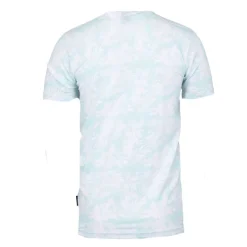 Tee shirt uni menson-b avec imprimé feuilles Homme BLAGGIO