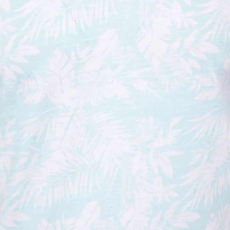 Tee shirt uni menson-b avec imprimé feuilles Homme BLAGGIO