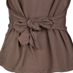 Tee shirt uni nœud au dos Femme DEELUXE 74