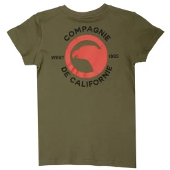 Tee shirt uni west 1983 coton Enfant COMPAGNIE DE CALIFORNIE