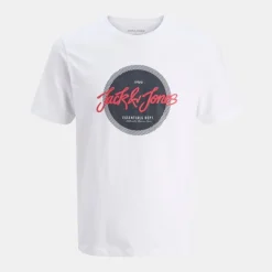 Tee shirt urban imprimé logo col rond regular fit Homme JACK & JONES