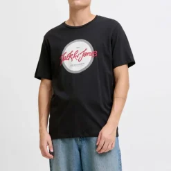Tee shirt urban imprimé logo col rond regular fit Homme JACK & JONES