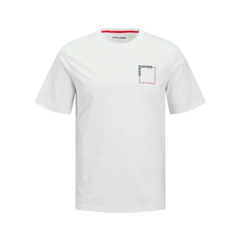 Tee shirt verner coton col de cou Homme JACK & JONES