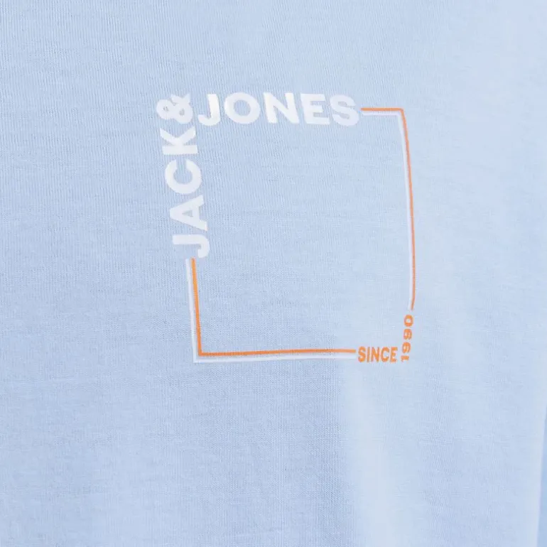 Tee shirt verner coton col de cou Homme JACK & JONES