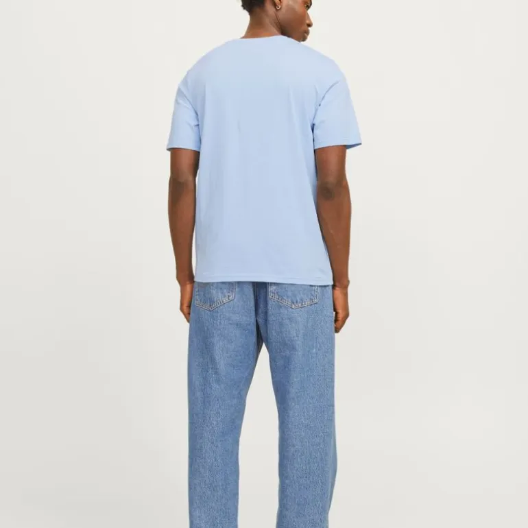 Tee shirt verner coton col de cou Homme JACK & JONES