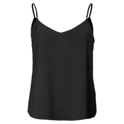 Top fin à bouton sans manche uni Femme ONLY