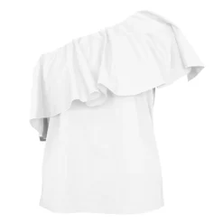 Top ivoire tilly col asymétrique Femme LA PETITE ETOILE