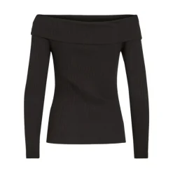 Top ommi black épaules dénudées Femme VILA