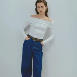 Top ommi black épaules dénudées Femme VILA