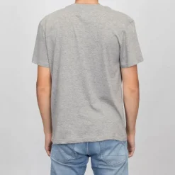 T-shirt logo brodé coton col ras de cou Homme TOMMY HILFIGER