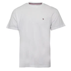 T-shirt logo brodé coton col ras de cou Homme TOMMY HILFIGER