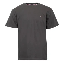 T-shirt logo brodé coton col ras de cou Homme TOMMY HILFIGER