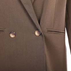 Veste blazer felicity kaki marron Femme DEELUXE 74