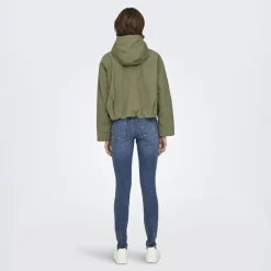 Veste capuche légère courte Bealo coupe vent Femme ONLY