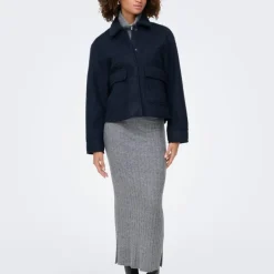 Veste courte texture bouclée avec poches Femme ONLY