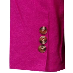 Veste de blazer à revers fushia Vivano Femme LA PETITE ETOILE