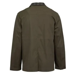 Veste de blazer kaki col tissu éthnique Homme IMPERIAL