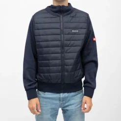 Veste de mi saison doudoune navy bi matiere Homme LOTTO