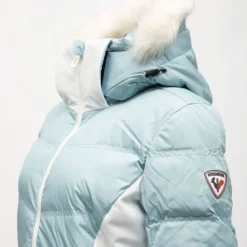 Veste de ski à capuche fausse fourrure avec logo Femme ROSSIGNOL