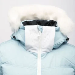 Veste de ski à capuche fausse fourrure avec logo Femme ROSSIGNOL