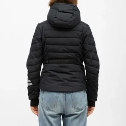 Veste de ski à capuche resort avec bandes réfléchissantes Femme ROSSIGNOL