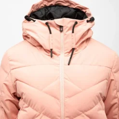 Veste de ski à capuche resort grandes poches col montant Femme ROSSIGNOL