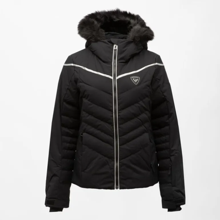 Veste de ski resort capuche fourrée Femme ROSSIGNOL
