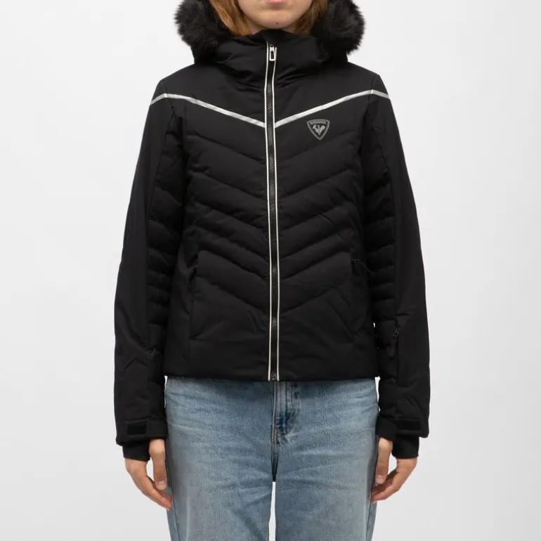 Veste de ski resort capuche fourrée Femme ROSSIGNOL