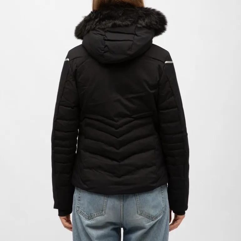 Veste de ski resort capuche fourrée Femme ROSSIGNOL