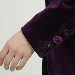 Veste de tailleur velours annot col à revers Femme LES TROPEZIENNES PAR M.BELARBI