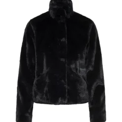 Veste fausse fourrure Vida col montant Femme ONLY