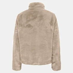 Veste fausse fourrure Vida col montant Femme ONLY