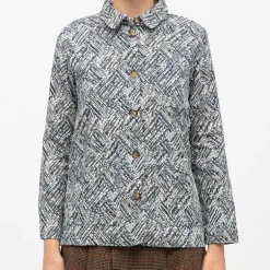 Veste imprimé graphique jacquard fauline avec boutons Femme LA PETITE ETOILE