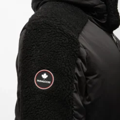 Veste tissu lisse à capuche avec manches effet moutonné Homme PARAGOOSE